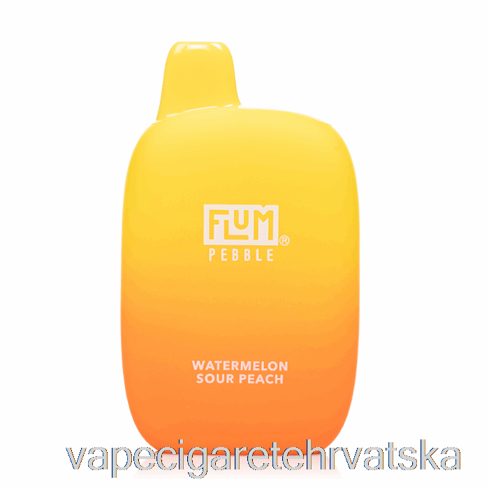 Vape Hrvatska Flum Pebble 6000 Jednokratna Lubenica Kisela Breskva